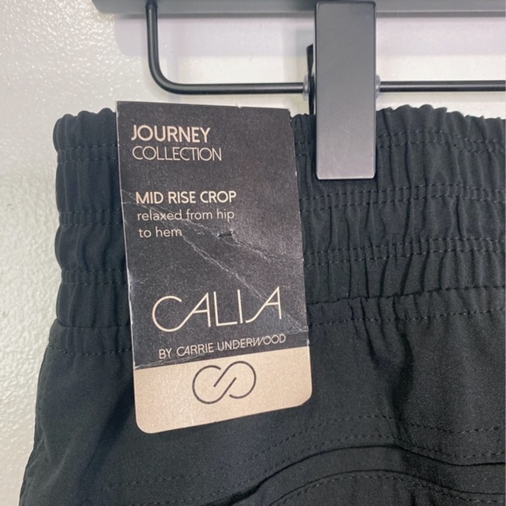 NWT Calia by Carrie Underwood Mid Rise Crop Jogger Pants Black S‎ - Picture 7 of 9